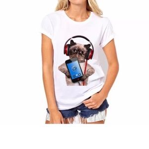 iPhone Cat T-Shirt